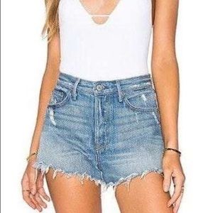 Free people denim shorts